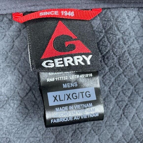 Gerry Mens Black Softshell Hooded Jacket XL Lightweight Outdoor Coat a0877 - Picture 2 of 7